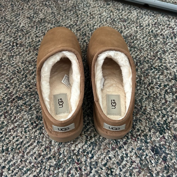 UGG Women's Tan Suede Ankle Booties - Picture 2 of 3